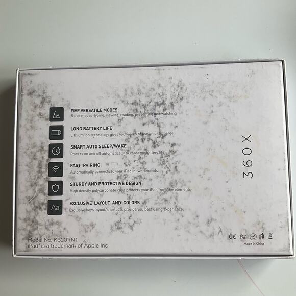 iPad Keyboard Case for iPad 2018 (6th Gen) - iPad 2017 (5th Gen) - iPad Pro 9.7 - Picture 7 of 7